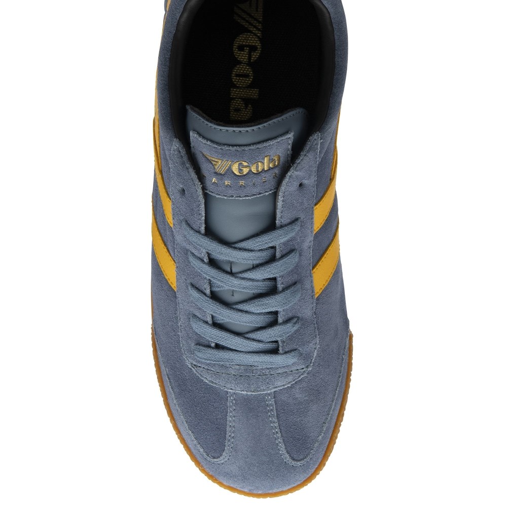 Gola Classics Men's Harrier Suede Sneakers - Moonlight/Sun/Black