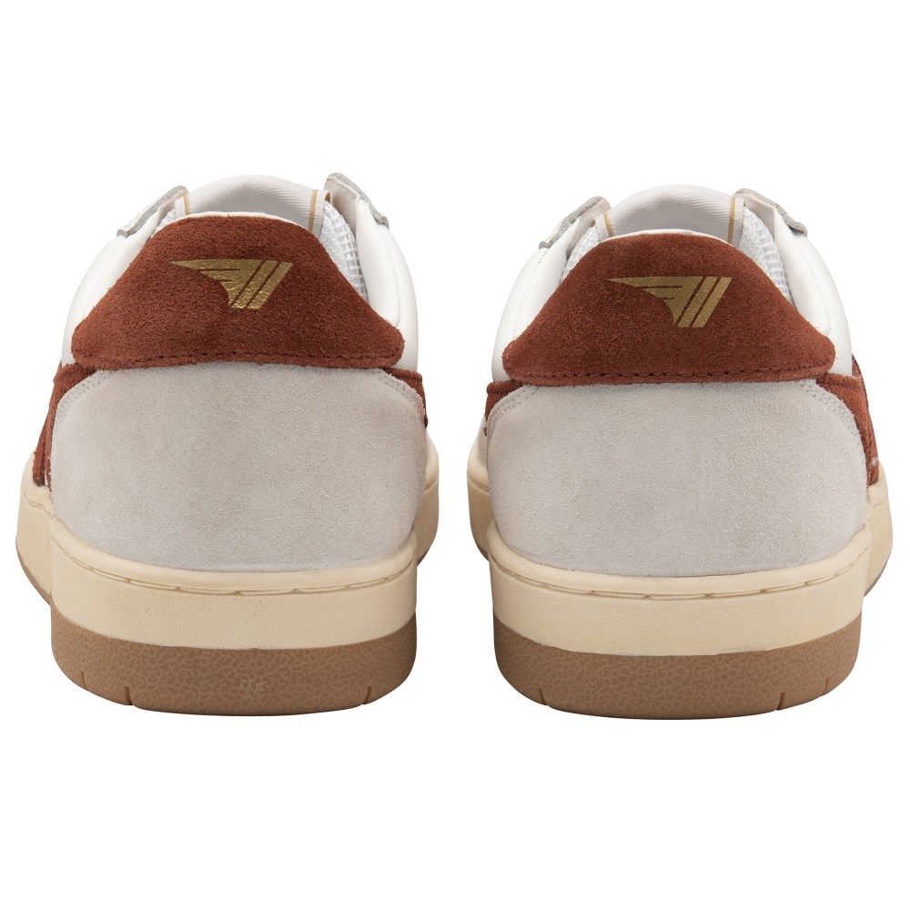 Gola Classics Men's Hawk Sneakers - White/Rust