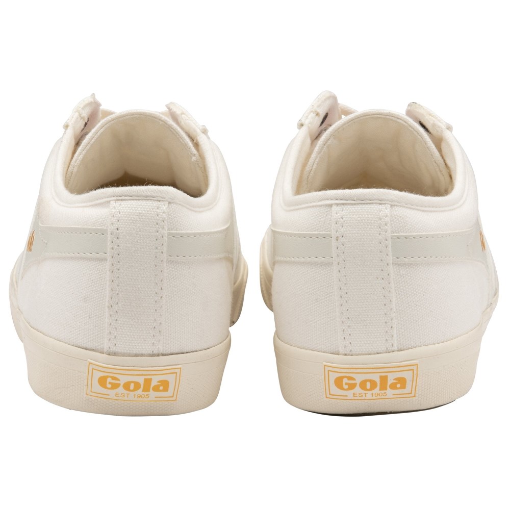 Vegan Gola Classics Men's Comet Plimsoll Sneakers - Off White/Off White/Off White