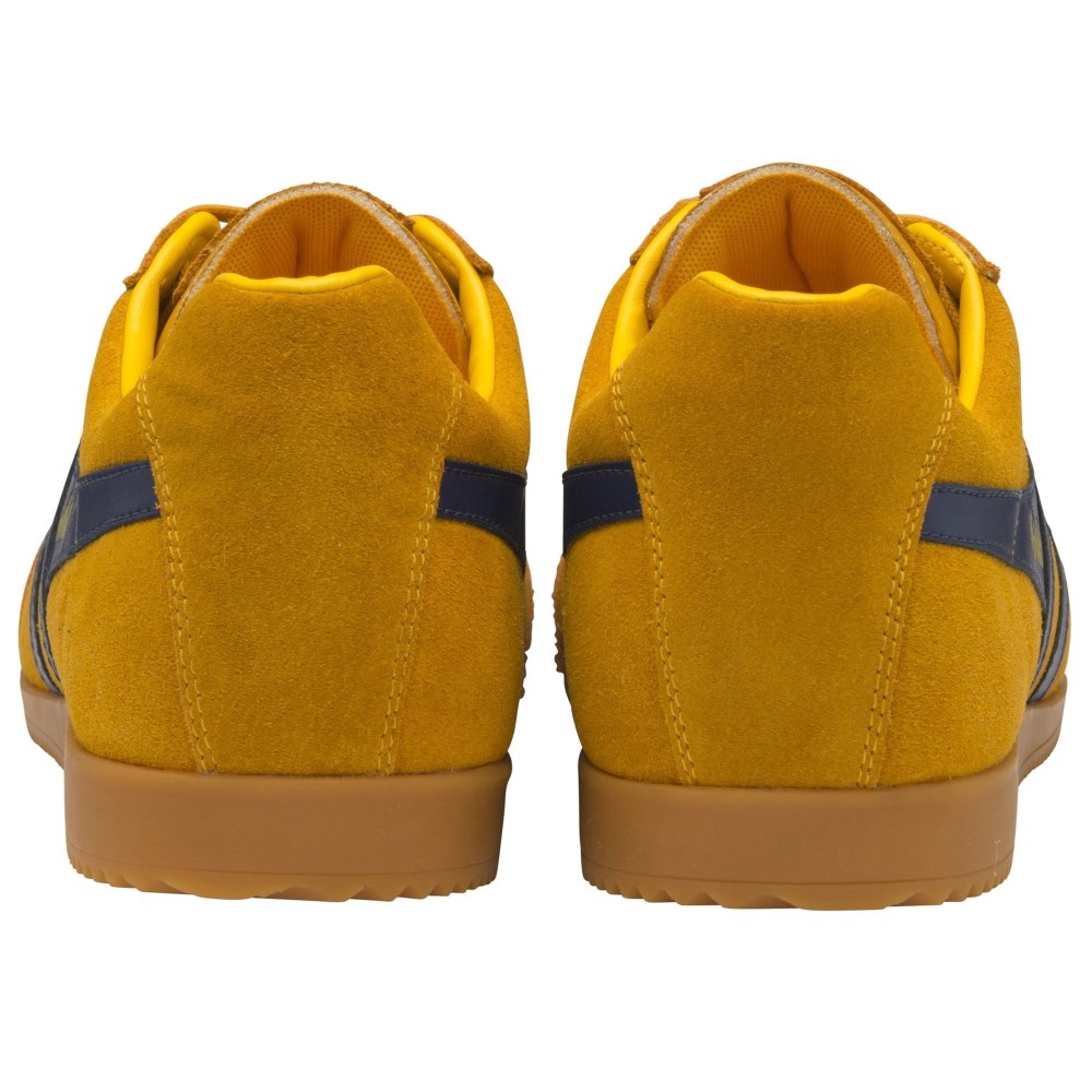 Gola Classics Men's Harrier Suede Sneakers - Sun/Navy
