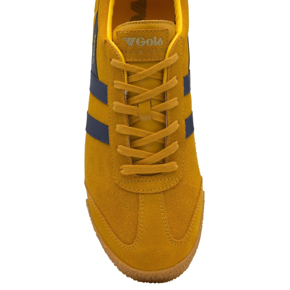 Gola Classics Men's Harrier Suede Sneakers - Sun/Navy