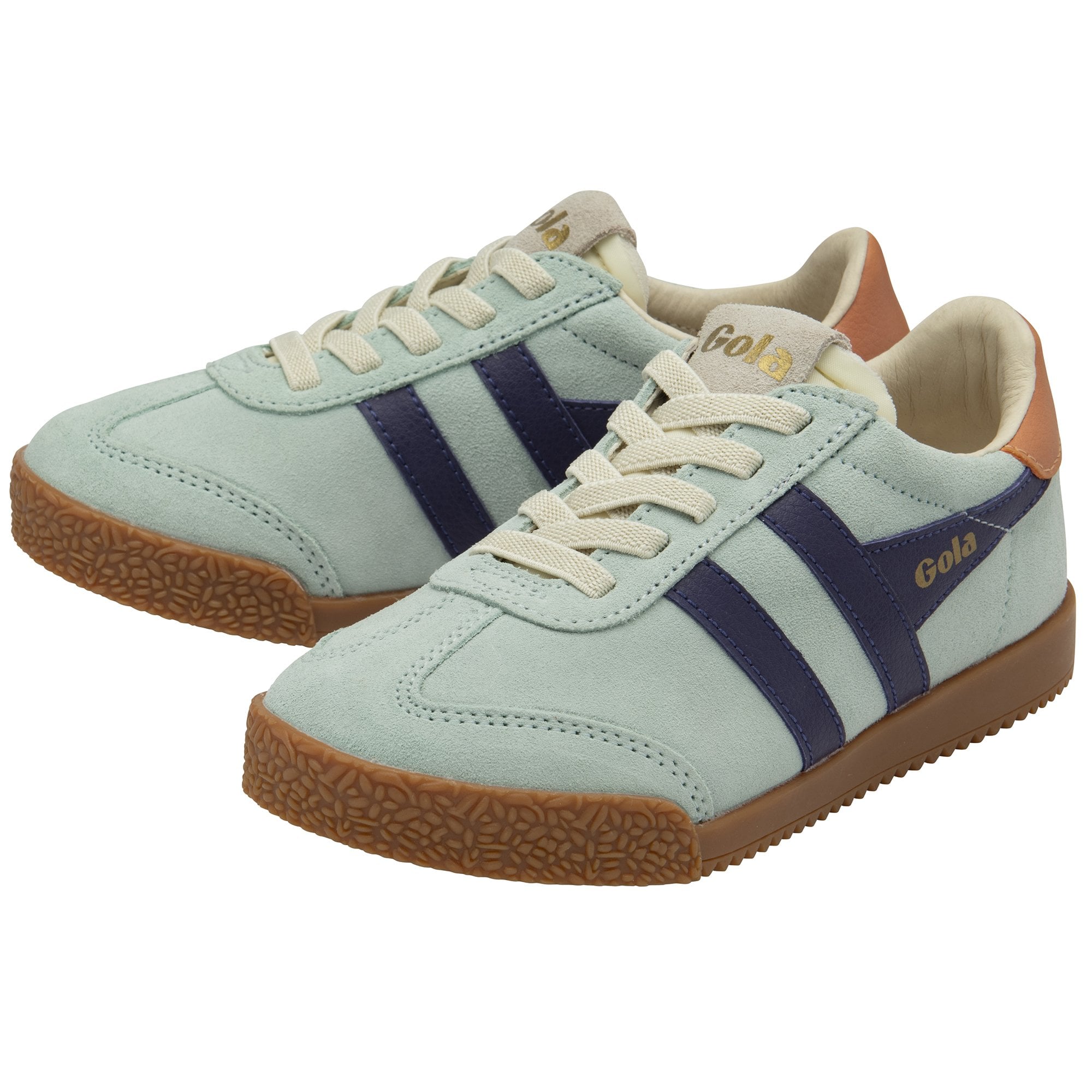 Gola Classics Kids' Elan Sneakers - Surf/Plum/Terracotta