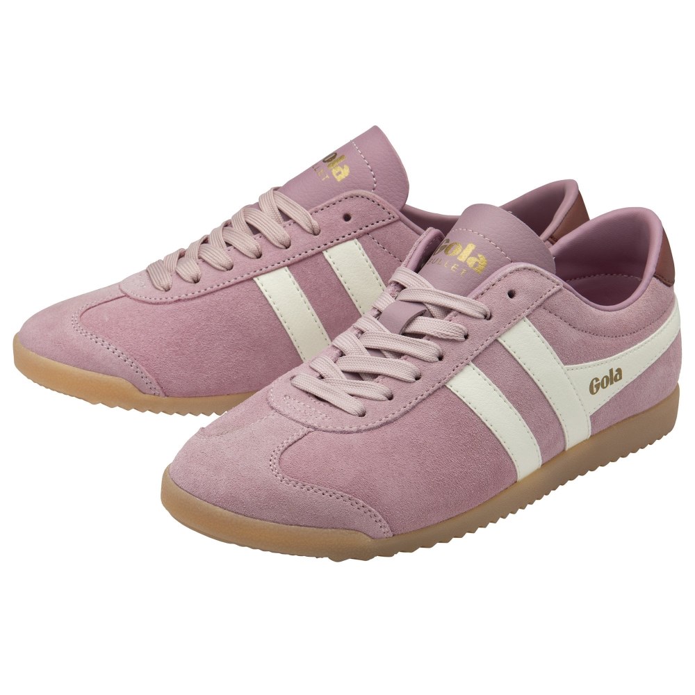 Gola Classics Women's Bullet Suede Sneakers - Candy/Off White/Pale Gum