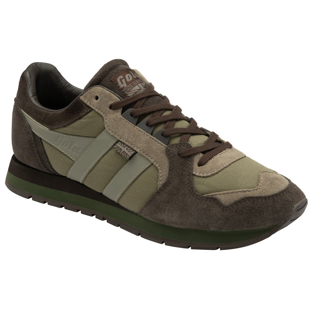 Gola Made in England - 1905 Men's Ranger Engineered Garment Sneakers - Brown/Khaki