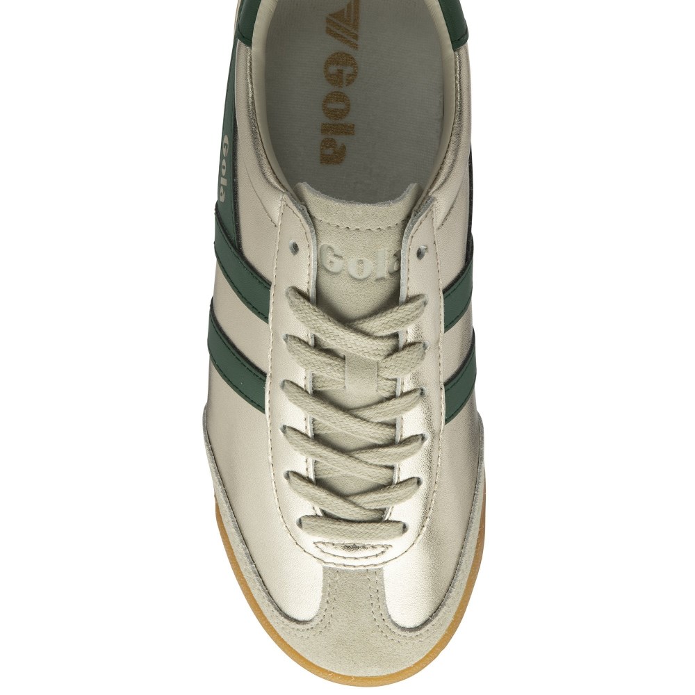 Gola Classics Women's Torpedo Glimmer Sneakers - Gold/Evergreen