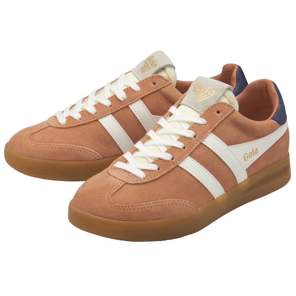 Gola Classics Women's Cyclone Sneakers - Terracotta/Off White/Plum/Gum