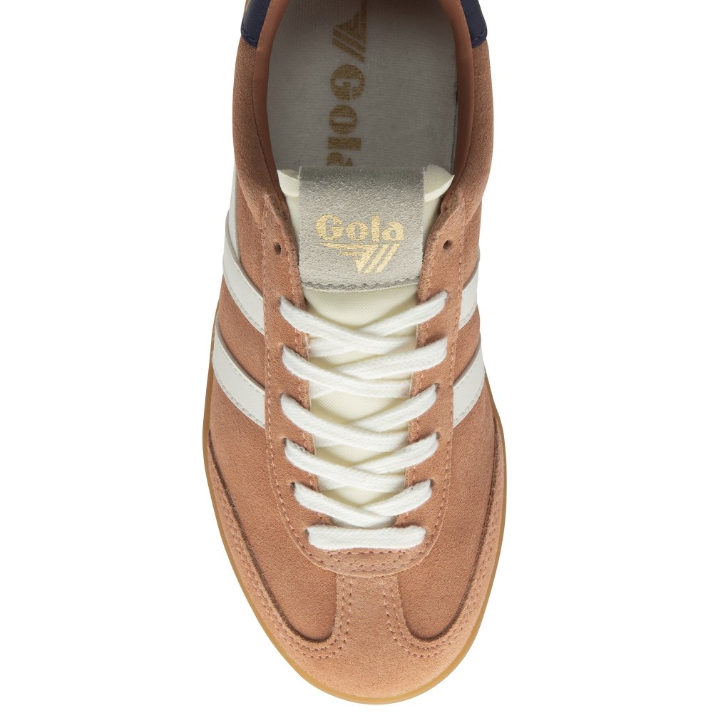 Gola Classics Women's Cyclone Sneakers - Terracotta/Off White/Plum/Gum