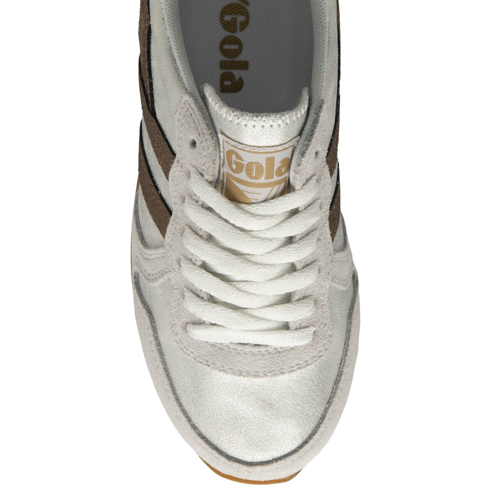 Gola Classics Women's Daytona Blaze Sneakers - White/Copper/Navy