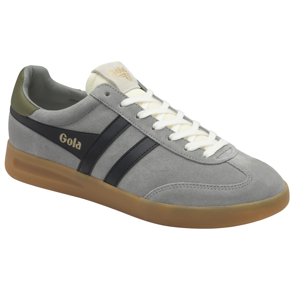 Gola Classics Men's Cyclone Sneakers - Cement/Black/Khaki/Gum