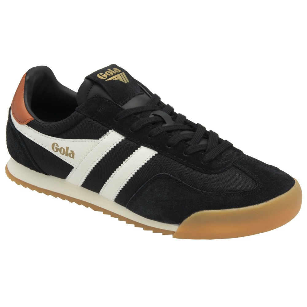 Gola Classics Men's Europa Sneakers - Black/Off White/Moody Orange