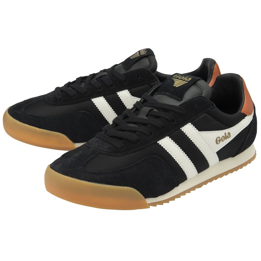 Gola Classics Men's Europa Sneakers - Black/Off White/Moody Orange