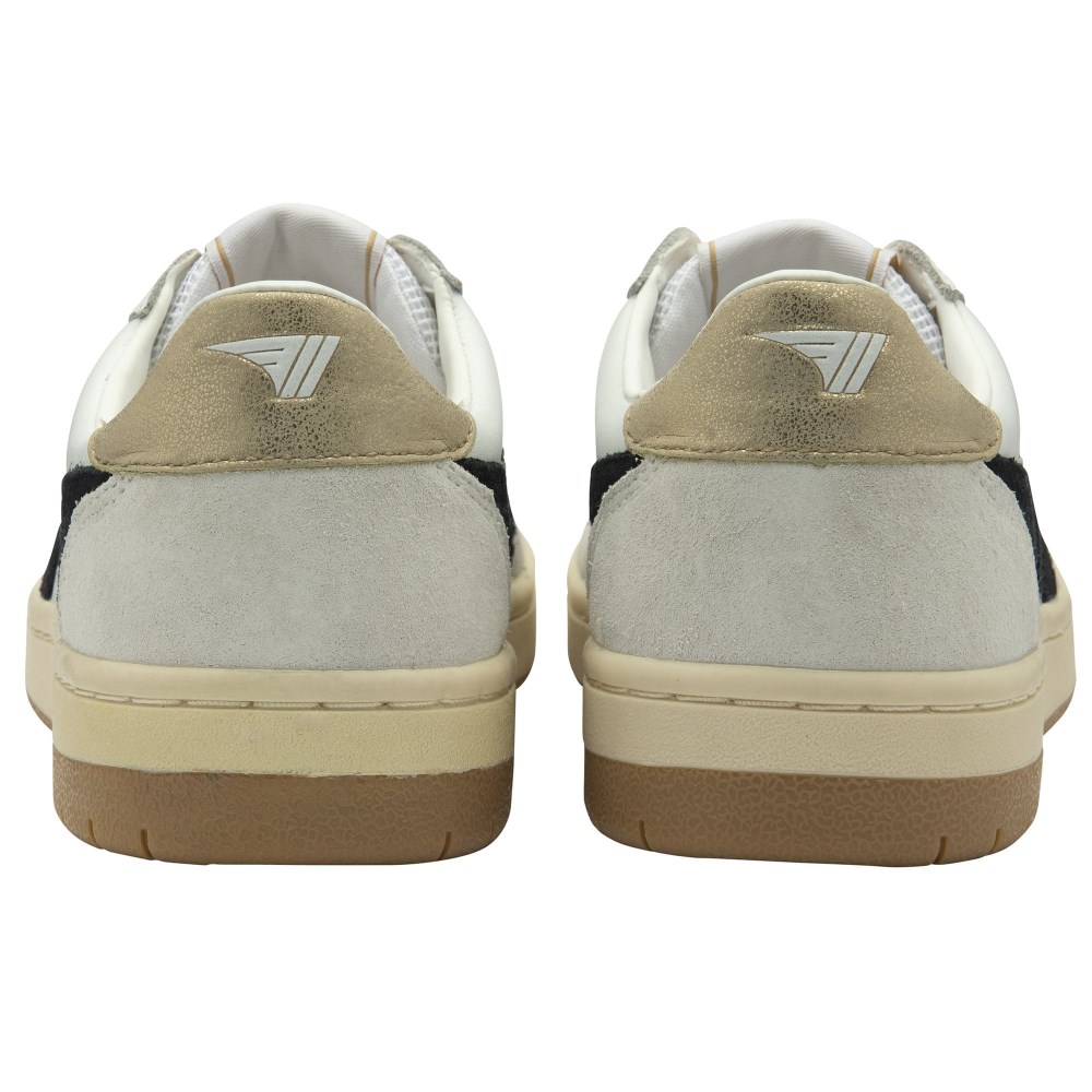 Gola Classics Women's Hawk Sneakers - White/Black/Gold