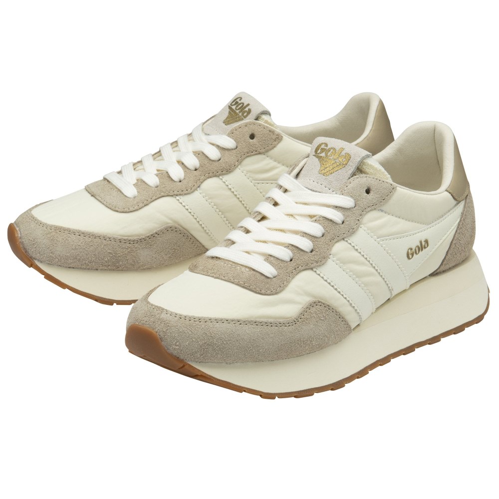 Gola Classics Women's Arizona Sneakers - Off White/Bone/Off White