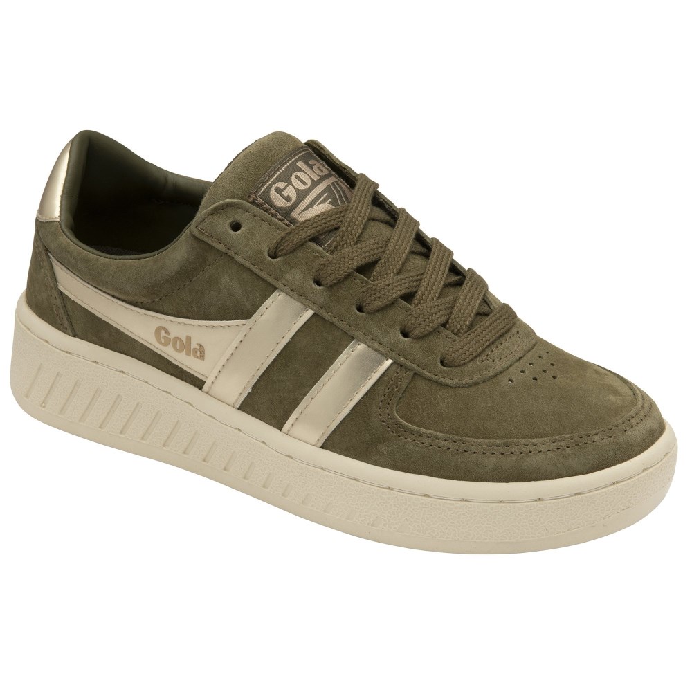 Gola Classics Women's Grandslam Pearl Sneakers - Khaki