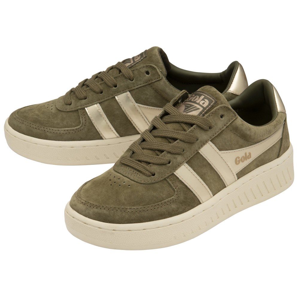 Gola Classics Women's Grandslam Pearl Sneakers - Khaki