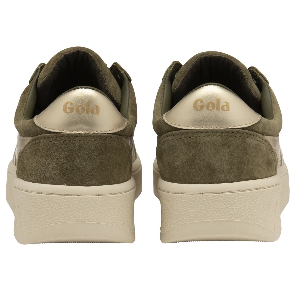 Gola Classics Women's Grandslam Pearl Sneakers - Khaki