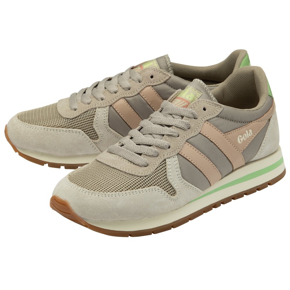 Gola Classics Women's Daytona Sneakers - Feather Grey/Off White/Pearl Pink