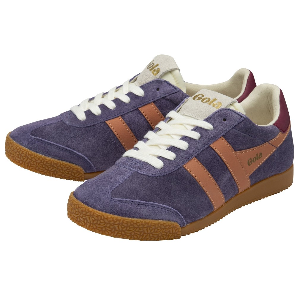 Gola Classics Women's Elan Sneakers - Plum/Terracotta/Cerise