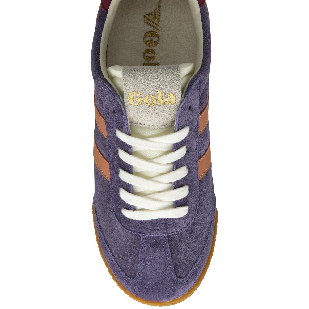 Gola Classics Women's Elan Sneakers - Plum/Terracotta/Cerise