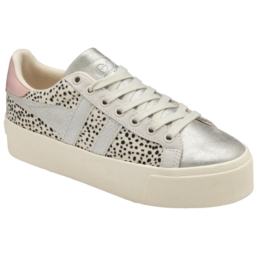 Gola Classics Women's Orchid Platform Tropic - Cheetah/Silver