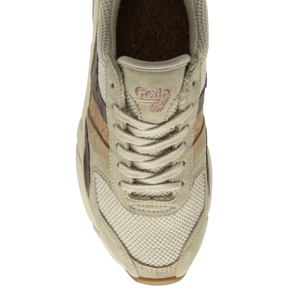 Gola Classics Women's Eclipse Mode Sneakers - Wheat/Oat/Bronze