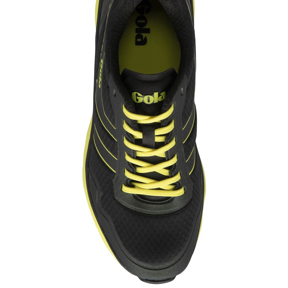 Gola Performance Men's Typhoon Sneakers - Black/Volt