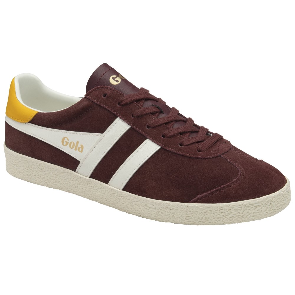 Gola Classics Men's Medallist Sneakers - Burgundy/Off White/Sun