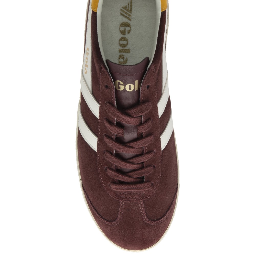 Gola Classics Men's Medallist Sneakers - Burgundy/Off White/Sun
