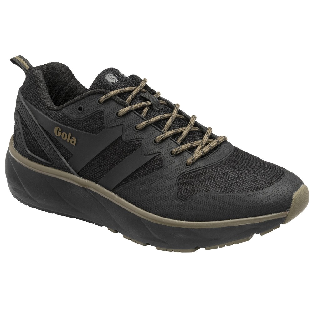 Gola Performance Men's Thunder Sneakers - Black/Khaki