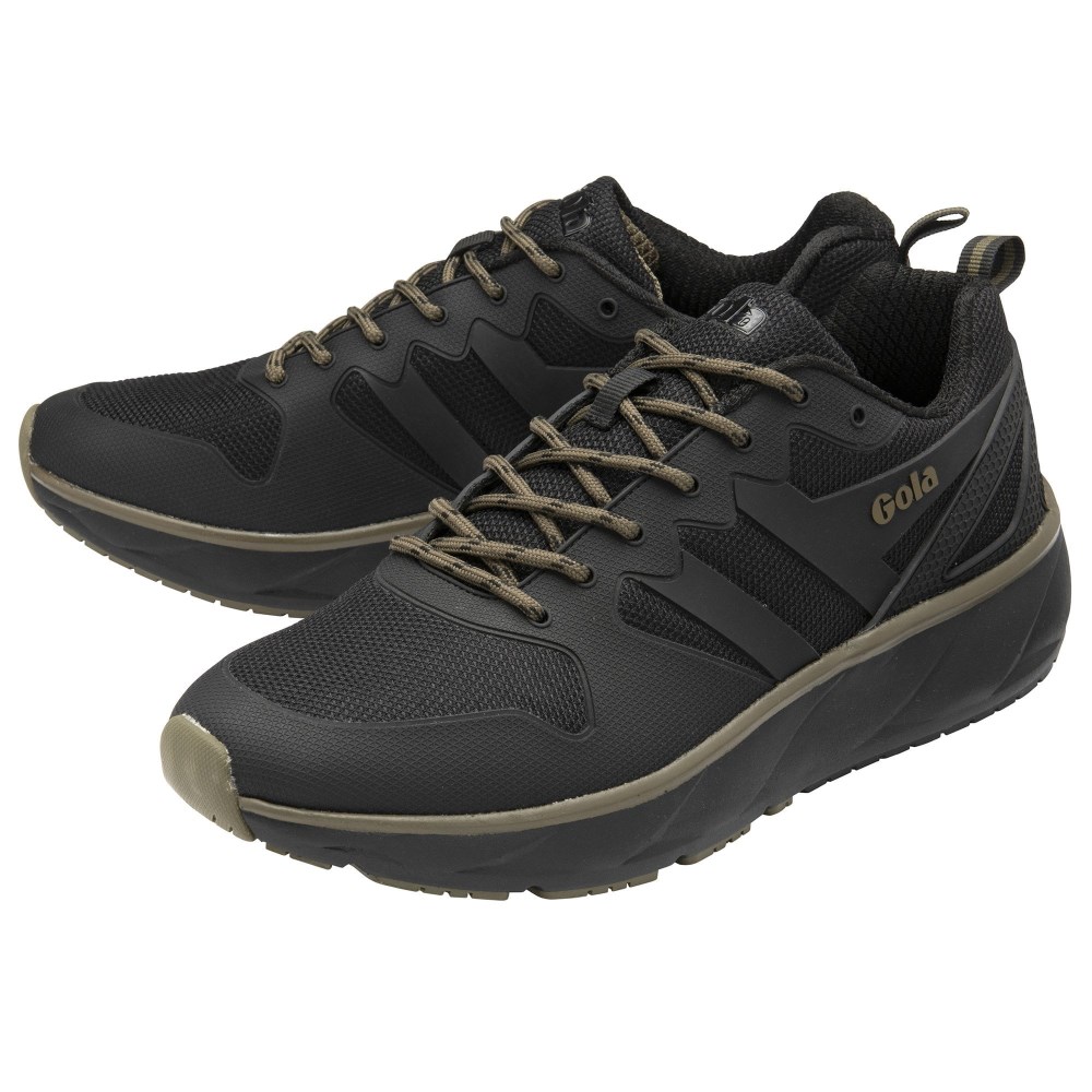 Gola Performance Men's Thunder Sneakers - Black/Khaki