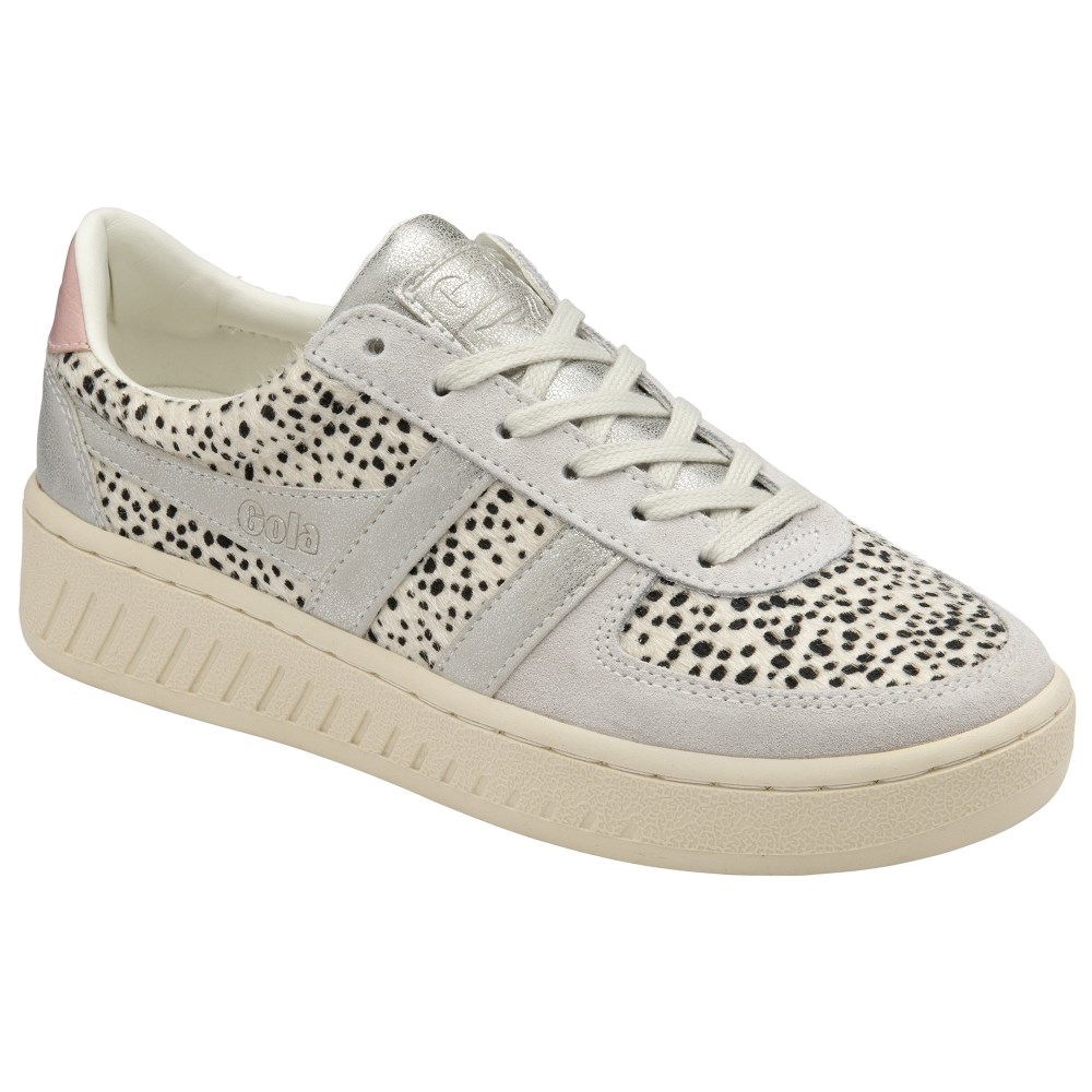 Gola Classics Women's Grandslam Mamba Sneakers - Cheetah/Silver