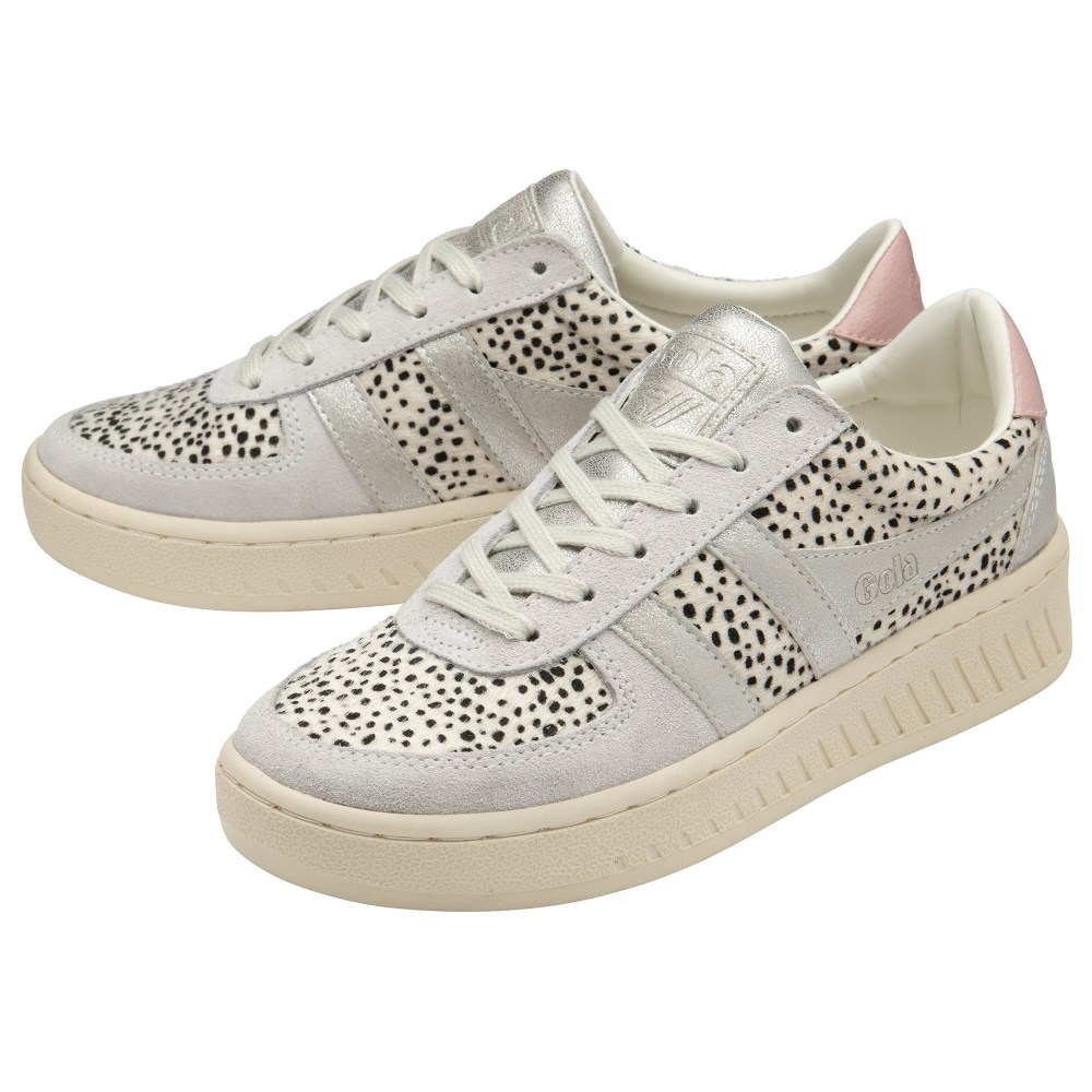 Gola Classics Women's Grandslam Mamba Sneakers - Cheetah/Silver