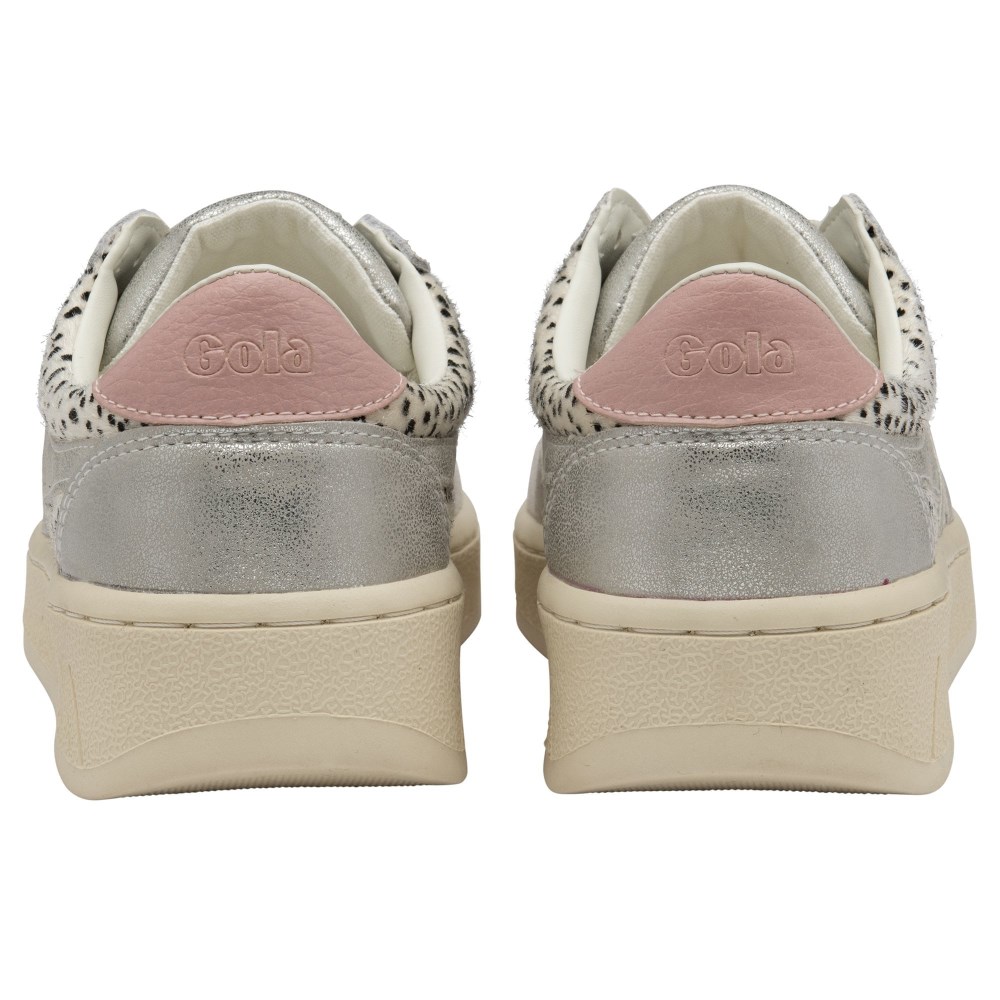 Gola Classics Women's Grandslam Mamba Sneakers - Cheetah/Silver