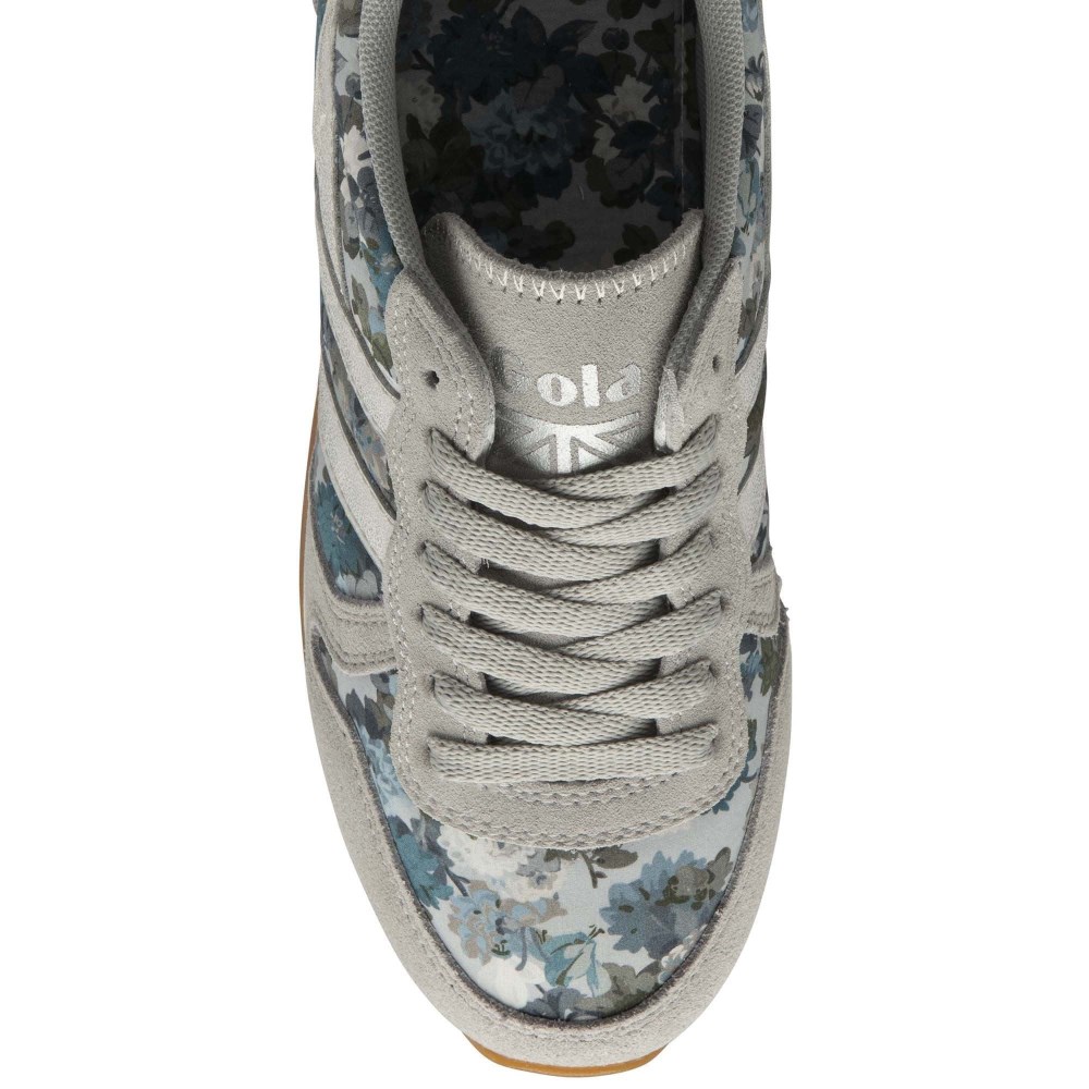 Gola Classics Women's Daytona LBTY CG Sneakers - Light Grey/Silver/Multi