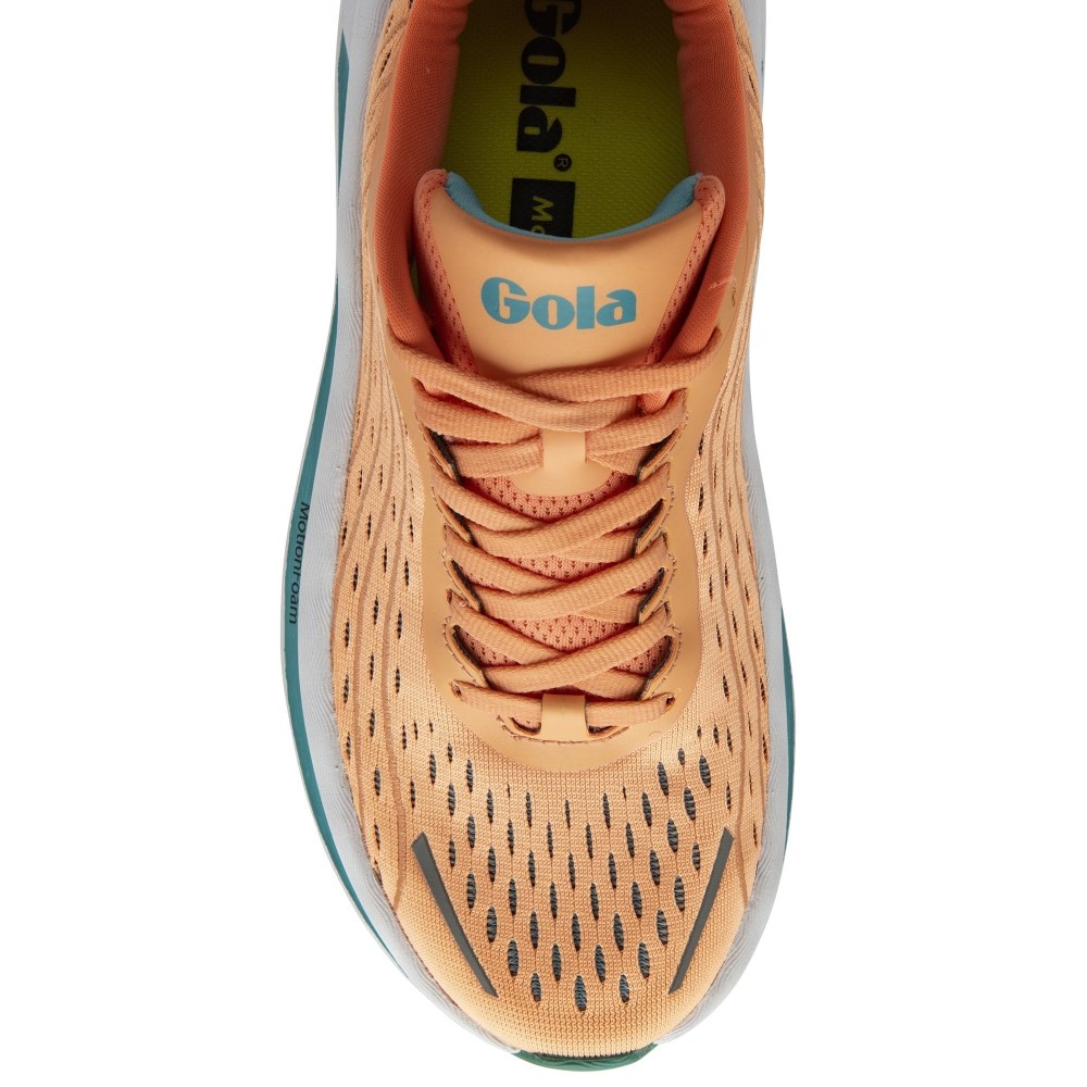 Gola Performance Women's Alzir Speed Sneakers - Coral/Aqua