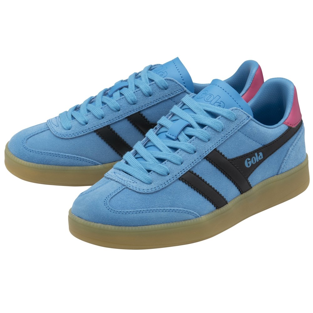 Gola Classics Women's Viper Sneakers - Santorini/Black/Fuchsia/Gum