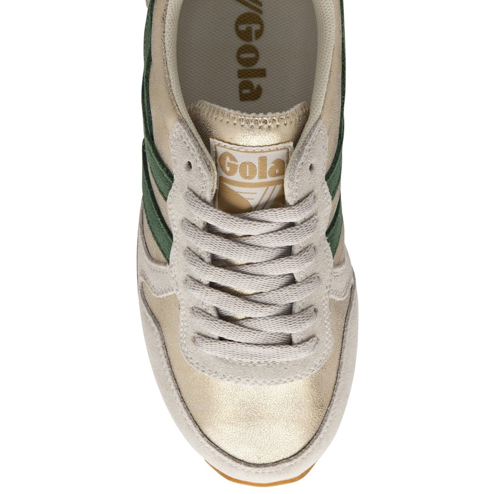 Gola Classics Women's Daytona Blaze Sneakers - Gold/Evergreen/Brown Sugar