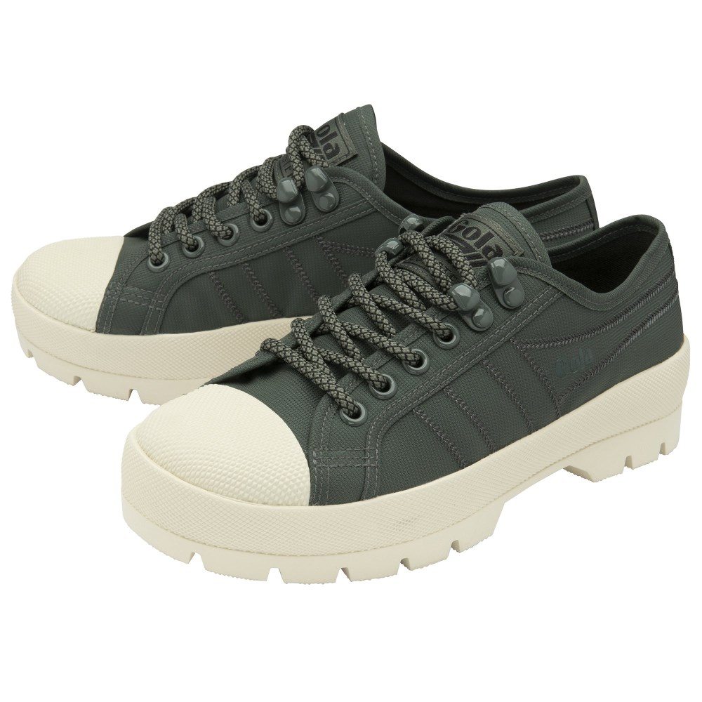 Gola Classics Women's Coaster Peak Hiker Sneakers - Slate/Off White
