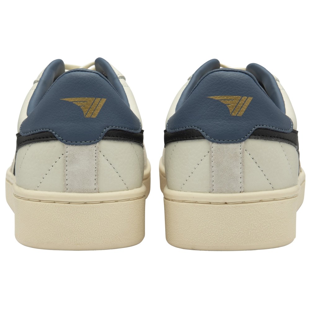 Gola Classics Men's Contact Leather Sneakers - Off White/Black/Moonlight