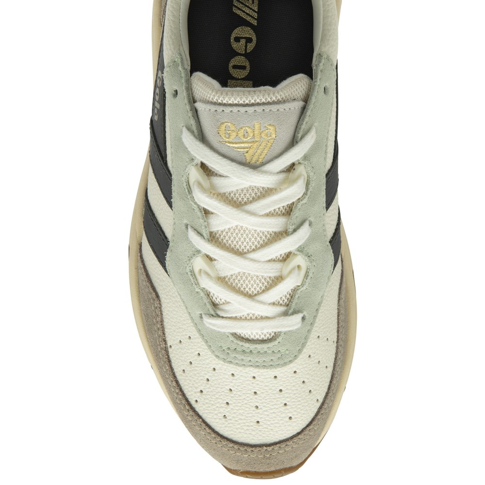 Gola Classics Women's Saturn Quadrant Sneakers - Off White/Feather Grey/Storm