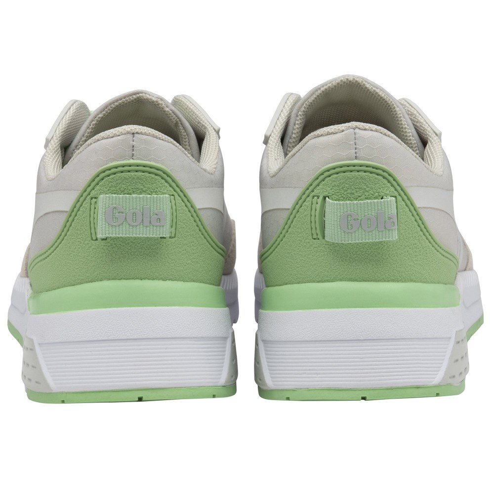 Gola Performance Women's Atomics Sneakers - Arcade White/Patina Green