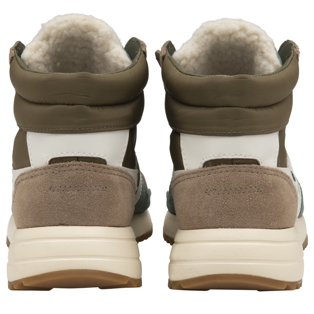 Gola Classics Women's Chicago High Sneakers - Khaki/Cappuccino/Off White