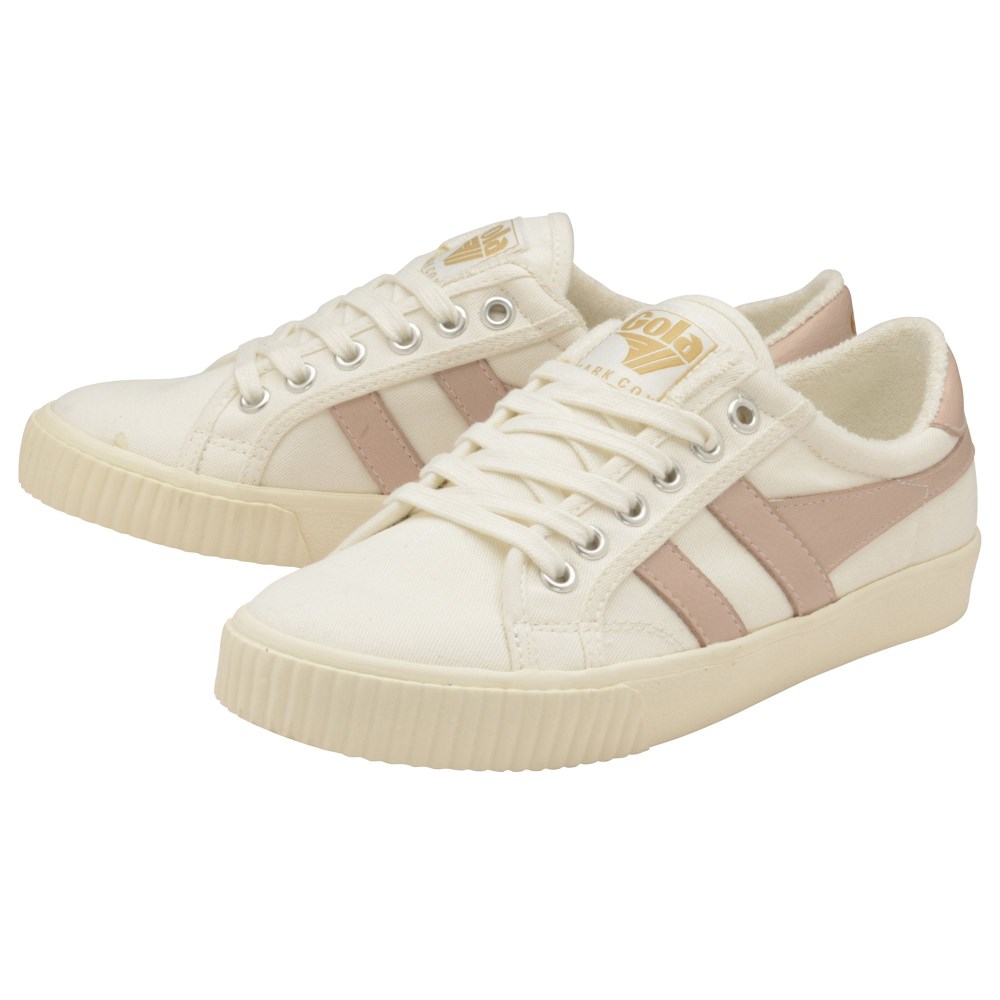 Vegan Gola Classics Women's Tennis Mark Cox Sneakers - Off White/Blossom
