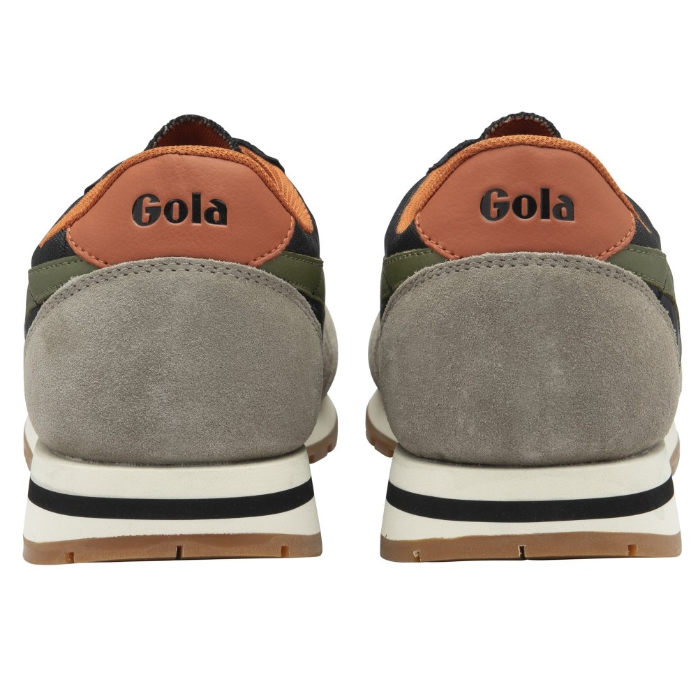 Gola Classics Men's Daytona Sneakers - Black/Rhino/Khaki