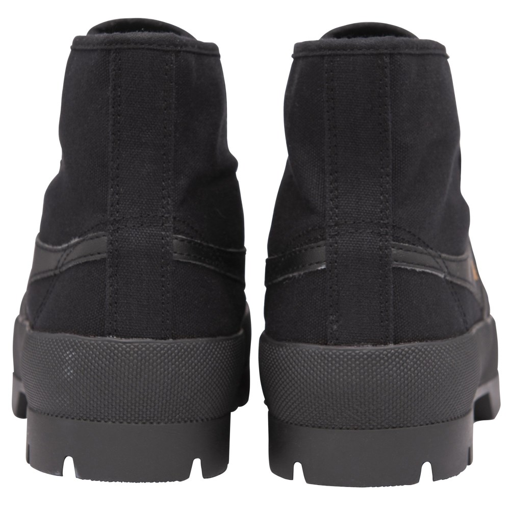 Vegan Gola Classics Women's Coaster Peak High Sneakers - Black/Black/Black