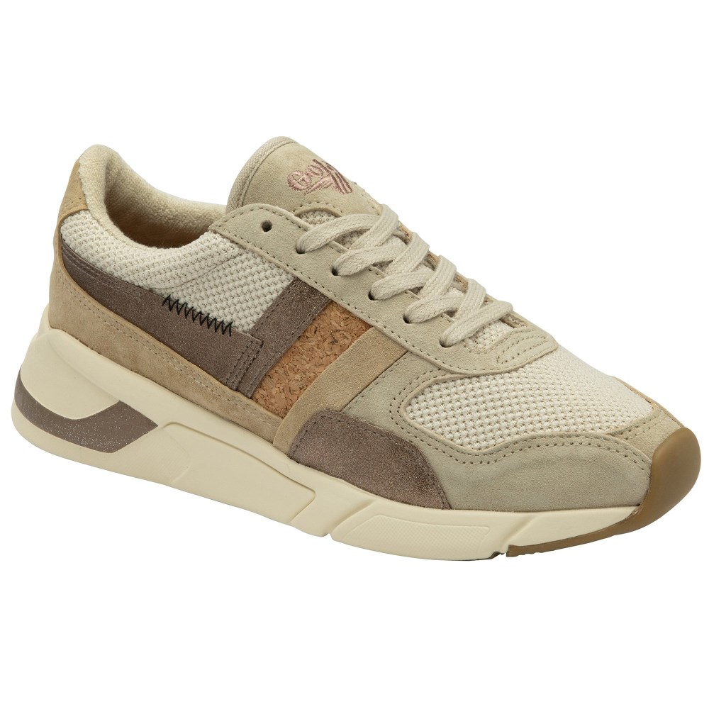 Gola Classics Women's Eclipse Mode Sneakers - Wheat/Oat/Bronze