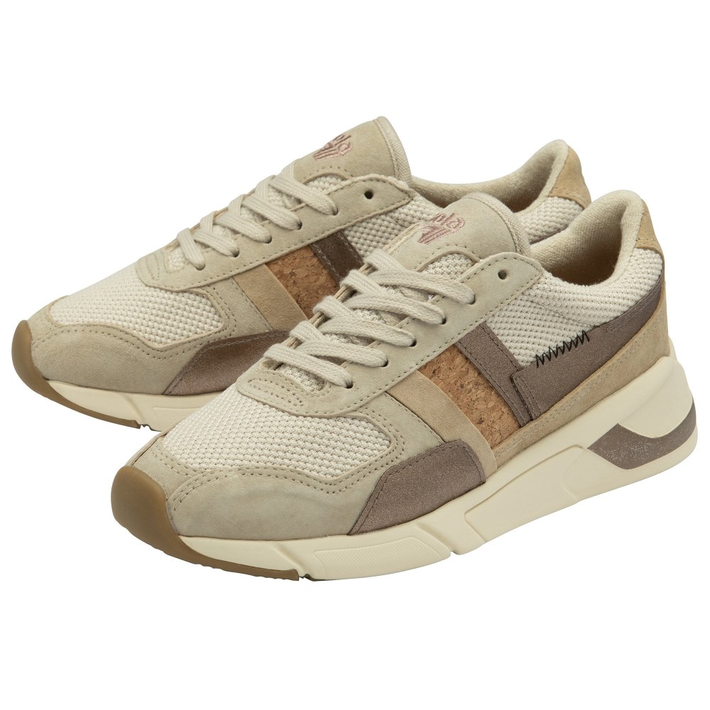 Gola Classics Women's Eclipse Mode Sneakers - Wheat/Oat/Bronze