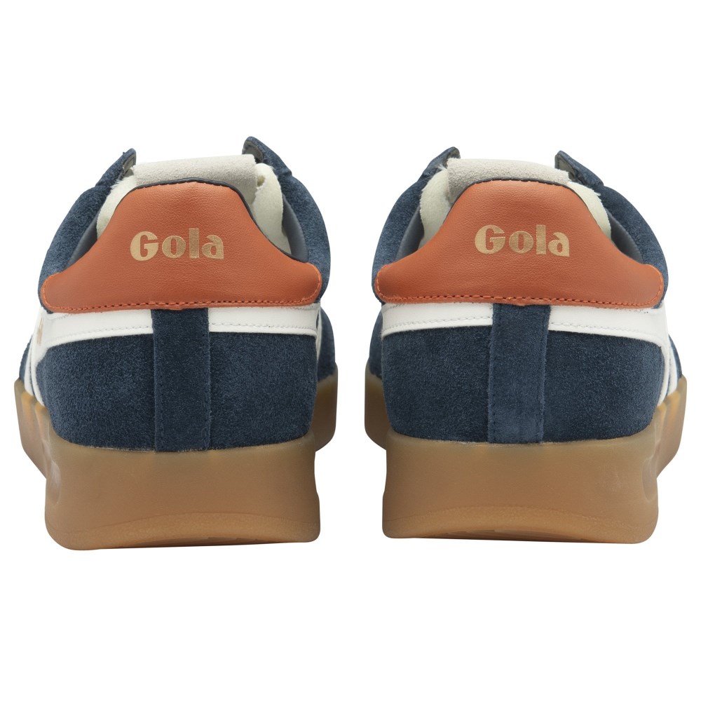 Gola Classics Men's Cyclone Sneakers - Navy/Off White/Moody Orange/Gum
