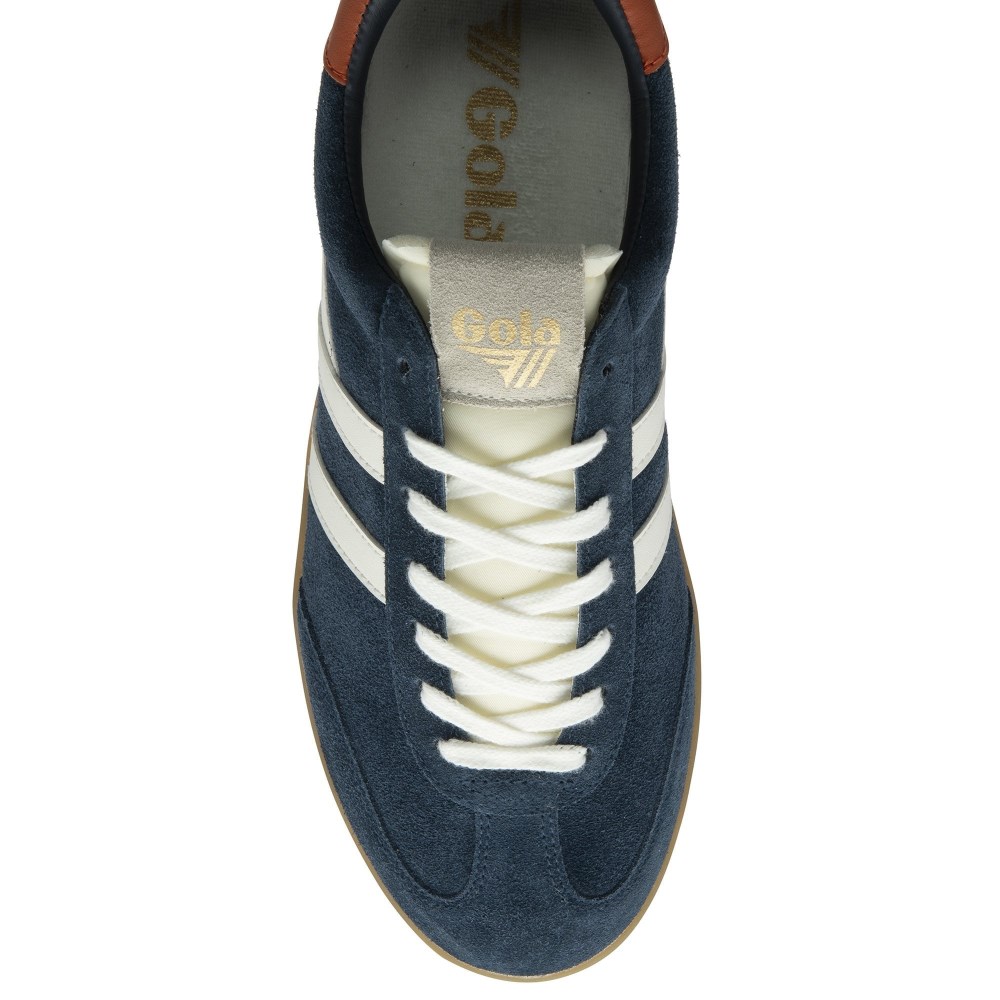 Gola Classics Men's Cyclone Sneakers - Navy/Off White/Moody Orange/Gum