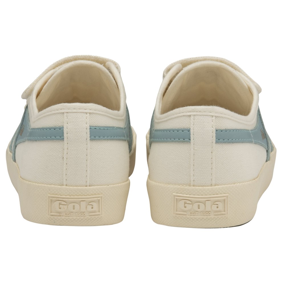 Vegan Gola Classics Women's Coaster Strap Sneakers - Off White/Powder Blue